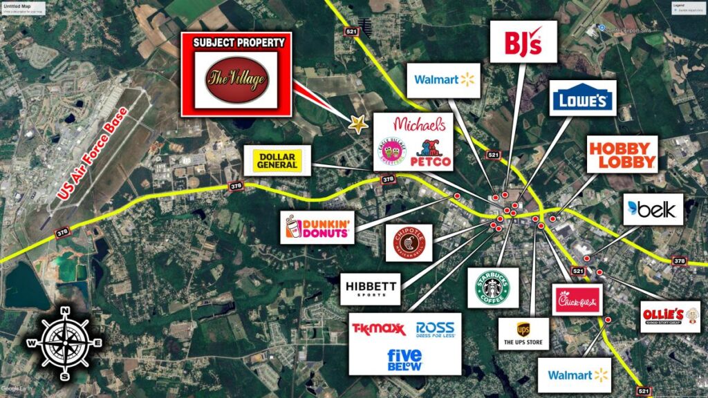 The Village Local Businesses Map